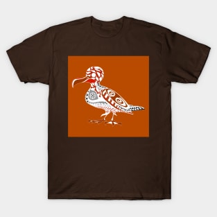 sunset seagull pattern ecopop T-Shirt